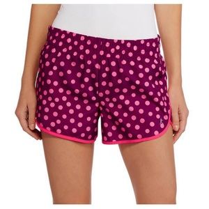 🖤 Pink and Purple Polka Dot Athletic Shorts